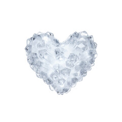 Obraz premium Sparkling Crystal Heart Shape Decoration