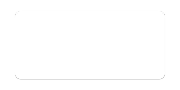 Transparent Glass Card with Rounded Corners, shiny glass plate, Clear glass showcase, Glass sheet, glass plate panel, Glassmorphism UI Element on Alpha Background
