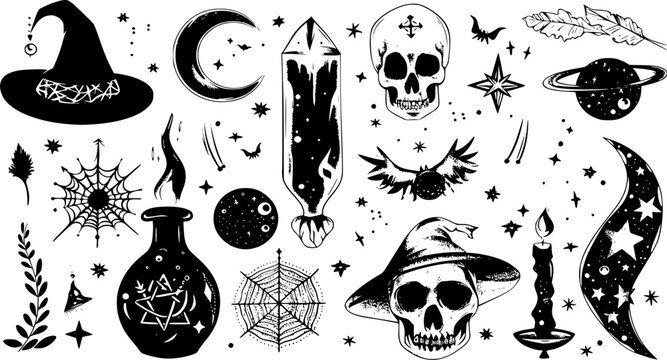 Illustration vector mystical pattern, background, design, spiritual, magic, ornament, esoteric, abstract, alchemy, mystic, sacred, geometry, symbols, occult, celestial, cosmic, mandala, mystery