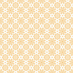 Fototapeta premium Arabic pattern background. Islamic ornament vector. Texture arabian traditional motif. Flat ramadan kareem pattern