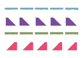 Ripped Torn Paper Border Element