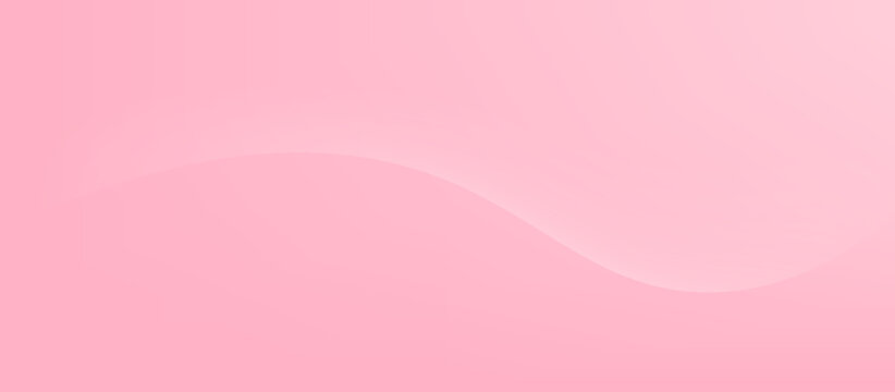Abstract colorful pink curve background, pink beauty dynamic wallpaper with wave shapes. Template banner background for beauty products, sales, ads, pages, events, web, and others