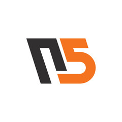 n5 logo vector icon illustration
