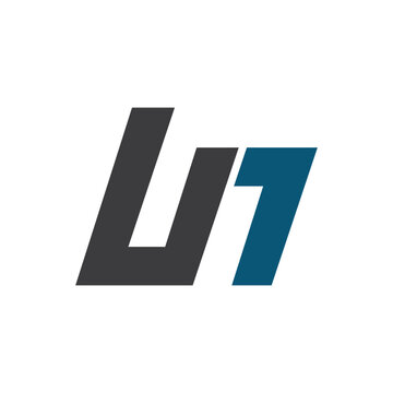 un letter logo vector icon illustration concept