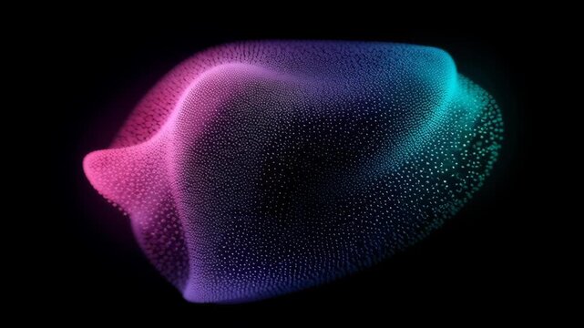 Wave particle digital splash array glitch sphere distortion datum technology cyberspace network business computer abstract futuristic information database programming software future