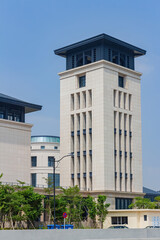 Obraz premium Sunny view of the main buliding of University of Macau
