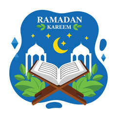 Ramadan Kareem Holy Quran Night Sky