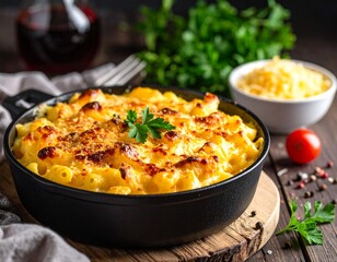 Baked Macaroni and Cheese with Golden Crust