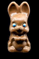 Chocolate bunny rabbit for Easter holiday