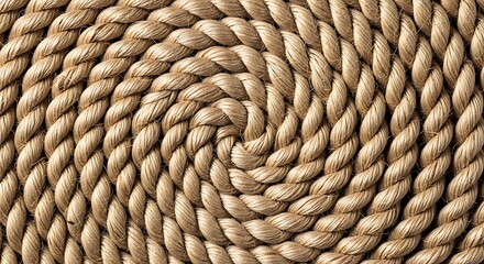 Natural jute rope coiled texture, warm beige with visible fiber strands