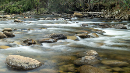River water flowing over rocks © Libby