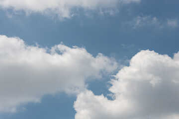 Fototapeta premium Dreamy cloud formation in blue sky