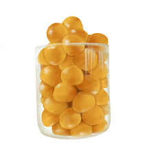 illustration of nastar in jar