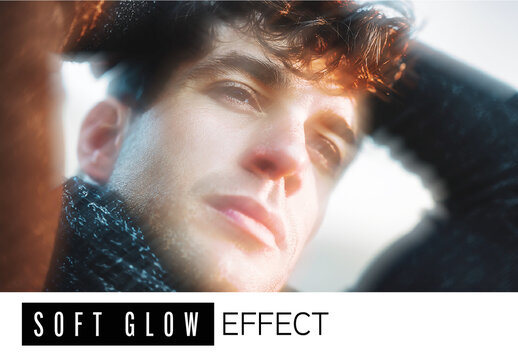 Light Leak Glow Effect Mockup