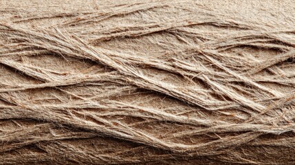 Detailed Close-up of Natural Twine Material in Neutral Tones