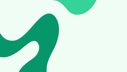 Elegant Emerald Green Abstract Background with Organic Shapes