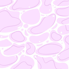 Soft pink abstract wave shapes illustration