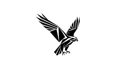 Obraz premium vector illustration of an eagle