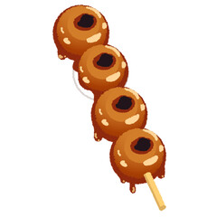 みたらし団子のイラスト