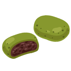 草餅のイラスト