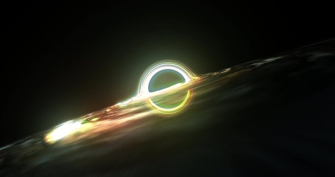 Space background: A powerful black hole pulling light and matter in the cosmos.