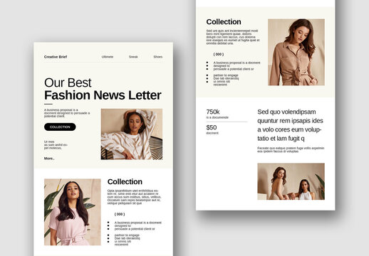 Our Best Fashion Email News Letter
