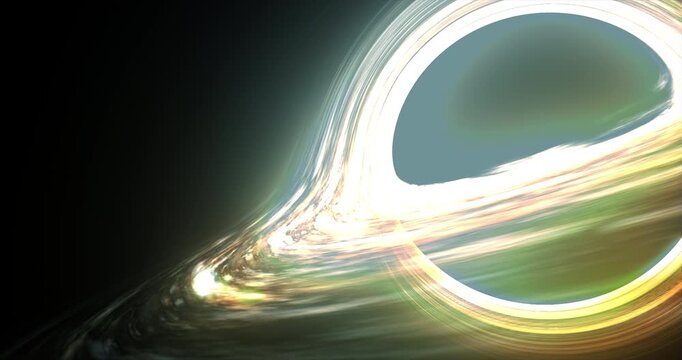 Space background: A powerful black hole pulling light and matter in the cosmos.