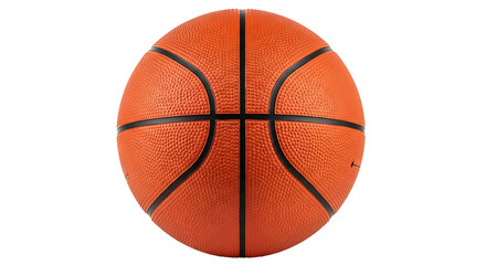 Obraz premium Orange basketball with black stripes sports