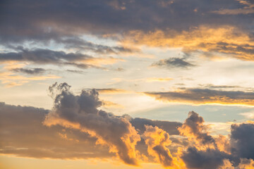 Obraz premium Beautiful blue sky with clouds background.Sky clouds.Sky with clouds weather nature cloud blue
