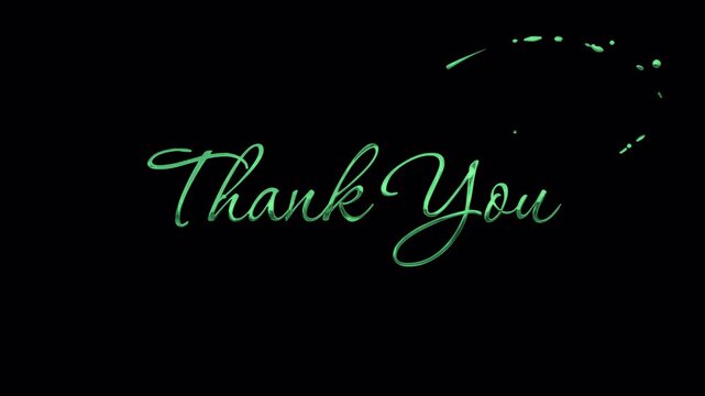 Thank you in a glowing cursive font is perfect for thankyou cards, social media posts, invitations, and personalized stationery.