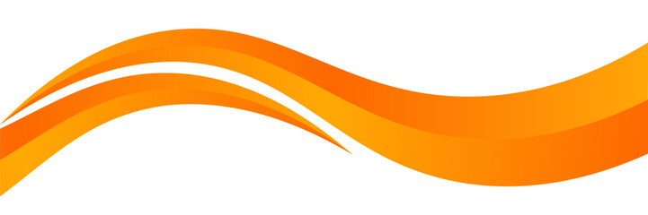 Vector orange line background curve element with white space for text and message design, overlapping layers, vector
