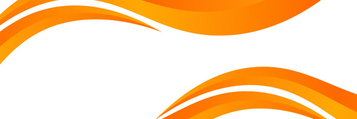 Vector orange line background curve element with white space for text and message design, overlapping layers, vector