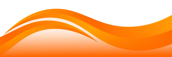 Vector orange line background curve element with white space for text and message design, eps10