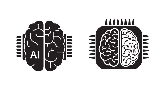 AI Brain Chip Interconnect Illustration Representing Cognitive Computing Neural Interfaces and Strategic Tech Investment