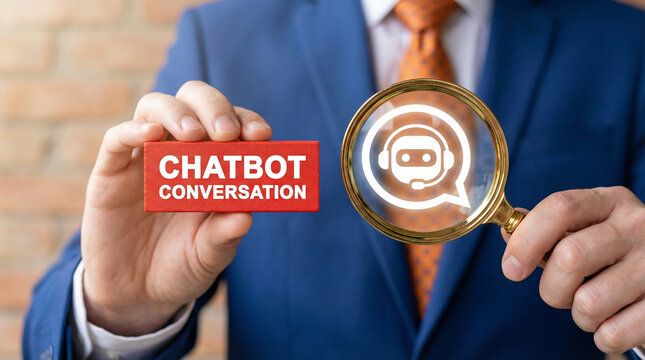 Concept of AI Chatbot Support Service. Artificial intelligent chat bot digital customer service technology.new