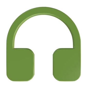 Professional Headphone Icon for Music Streaming and Audio Applications