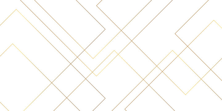 Abstract background golden square stock line background. abstract artistic of geometric background Gold gradient abstract seamless vector pattern. Minimal style website banner, decoration Vector.	
