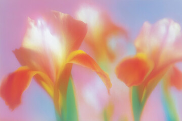 抽象的, ぼかし, フラワーアート, 花, 柔らかい色, パステルカラー, アート写真, 背景用, 穏やか, やさしい雰囲気, ドリーミー, ピンク, オレンジ, ライトブルー, 霞んだ, 美しい背景, ふんわり, 柔らかい, 植物, 自然, 風景, 静けさ, 癒し, ソフトフォーカス, スローフォト, 花びら, 春, 芸術的, エレガント, グラデーション, ロマンチック, クリーン, ミニマル