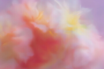 抽象的, ぼかし, フラワーアート, 花, 柔らかい色, パステルカラー, アート写真, 背景用, 穏やか, やさしい雰囲気, ドリーミー, ピンク, オレンジ, ライトブルー, 霞んだ, 美しい背景, ふんわり, 柔らかい, 植物, 自然, 風景, 静けさ, 癒し, ソフトフォーカス, スローフォト, 花びら, 春, 芸術的, エレガント, グラデーション, ロマンチック, クリーン, ミニマル