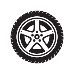 Obraz premium Clean & Bold Wheel Design