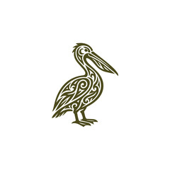 Tribal Pelican Logo