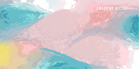 Abstract gradient background with flowing pastel colors and shapes