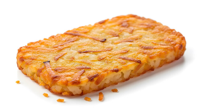 Hash brown patty golden crispy breakfast food