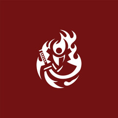 Samurai Burning Logo