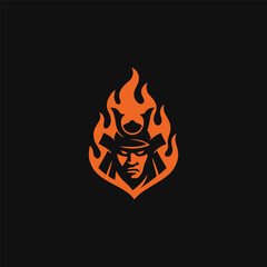 Samurai Burning Logo