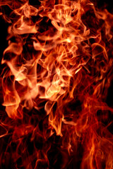 Fire background. Fire fiery effect. Fire sparks. Fire effect.