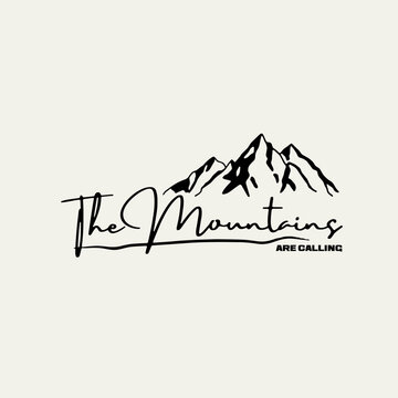 mountain graphic t-shirt design. Tee shirt and apparel print design. Typography graphics for vintage tee shirt. Vector illustration.