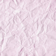 Obraz premium Soft Pink Crumpled Paper Texture