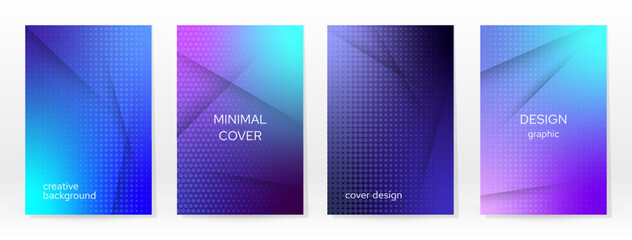 Fototapeta premium Minimal Poster. Pastel Soft. Rainbow Gradient Set. Graphic Color Background. Blurred Mesh Texture. Vector Modern Banner. Abstract Bright Wallpaper. Gradient Technology Cover. Mobile Template Design.