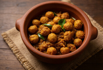 Sri lankana style Soya meat curry